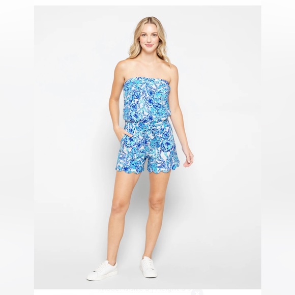 NWT Lilly Pulitzer Jace Romper - Picture 2 of 6